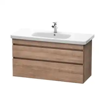 ManoMano DuraStyle Waschtischunterschrank wandhängend 6495, 2 Schubkästen, 1130mm, für DuraStyle, Farbe (Front/Korpus): Tessiner Kirsc Angebot