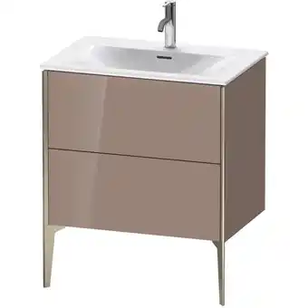 ManoMano XViu 4301 Waschtischunterbau stehend, 2 Auszüge, für Waschtisch Viu 234473, 710x480 mm, Farbe (Front/Korpus): champagner matt Angebot