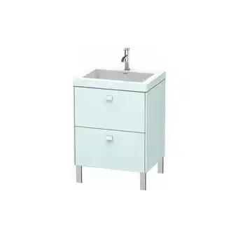 ManoMano Duravit Brioso Möbelwaschtisch c-bonded mit Unterbau stehend 60,0x48,0 cm, 2 Auszüge, ohne Überlauf, mit Hahnlochbank, 1 Hahn Angebot