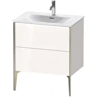 ManoMano Duravit XViu 4301 Waschtischunterbau stehend, 2 Auszüge, für Waschtisch Viu 234473, 710x480 mm, Farbe (Front/Korpus): champag Angebot