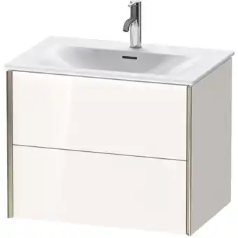 ManoMano Durait XViu 4133 Waschtischunterbau wandhängend, 2 Schubkästen, für Waschtisch Viu 234473, 710x480 mm, Farbe (Front/Korpus):  Angebot