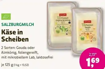 Denns BioMarkt SALZBURGMILCH Käse in Scheiben 125 g Angebot