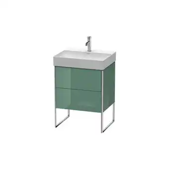 ManoMano XSquare Waschtischunterbau stehend 58,4 x 46,0 cm,2 Auszüge, für Waschtisch DuraSquare 235360, Farbe (Front/Korpus): Jade Hoc Angebot