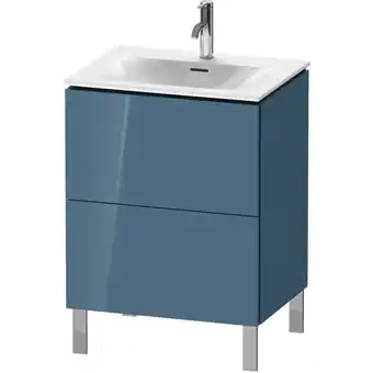 ManoMano L-Cube Waschtischunterbau stehend LC6595, 620x481 mm, 2 Auszüge, für Viu 234463, Farbe: Stone Blue Hochglanz Lack - LC6595047 Angebot