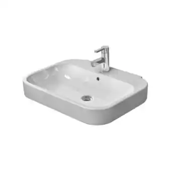 ManoMano Waschtisch Happy D.2 65cm mit Überlauf, mit Hahnlochbank, 1 Hahnloch, Farbe: Weiß - 2316650000 - Duravit Angebot