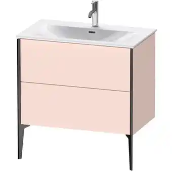 ManoMano XViu 4302 Waschtischunterbau stehend, 2 Auszüge, für Waschtisch Viu 234483, 810x480 mm, Farbe (Front/Korpus): schwarz matt/ap Angebot