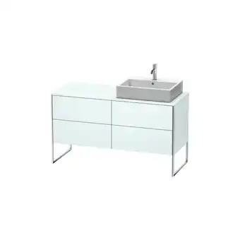 ManoMano Duravit XSquare Waschtischunterbau wandhängend 140,0 x 54,8 cm, 4 Auszüge, Farbe (Front/Korpus): Steingrau Seidenmatt Lack -  Angebot