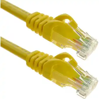 ManoMano 0,25 m gelbes Cat. 6a UTP-Ethernet-Netzwerkkabel - Bematik Angebot