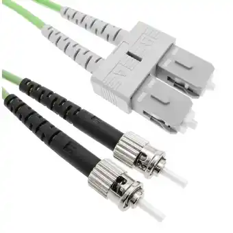 ManoMano Bematik - Fibre Optic lwl Kabel OM5 Multimode Duplex 50µm/125µm st/pc zu sc/pc 100Gb 2 m Angebot