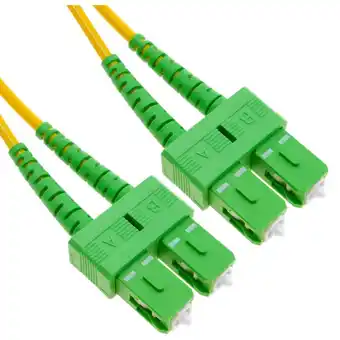 ManoMano BeMatik - Fiber Optic Cable SC/APC auf SC/APC-Duplex Singlemode 9/125 von 50 cm OS2 Angebot