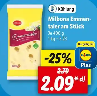 Lidl Milbona emmentaler Angebot