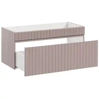 ManoMano Waschtischunterschrank 100 cm Softclose-Auszug IRAKLIO-56-ROSE altrosa b/h/t ca. 100/46/45,6 cm - rosa Angebot