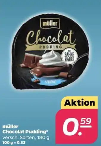 NETTO Müller Chocolat Pudding 180g Angebot