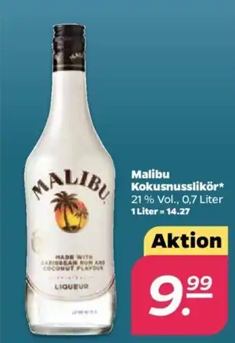 NETTO Malibu Kokosnusslikör 0,7L Angebot