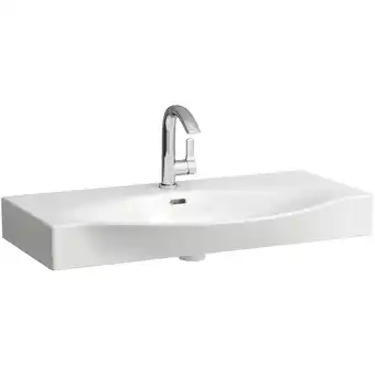 ManoMano Palace Waschtisch unterbaufähig, 3 Hahnloch, mit Überlauf, 900x510mm, weiß, H8117020001081 - H8117020001081 - Laufen Angebot