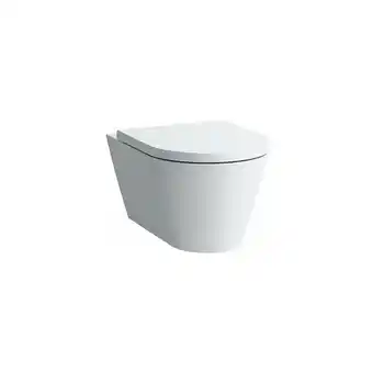 ManoMano Kartell Wand-WC, Tiefspüler, spülrandlos, 545x370x355, Farbe: Weiß mit lcc - H8203374000001 - Laufen Angebot