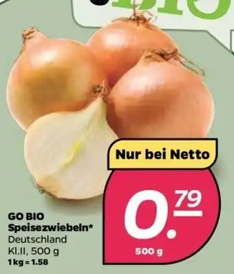 NETTO Go Bio Speisezwiebeln 500g Angebot