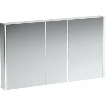 ManoMano Frame 25 Spiegelschrank, Beleuchtung senkrecht, Anschlag außen/rechts, 750x1300, Ausführung: Seitenteile verspiegelt - H40875 Angebot