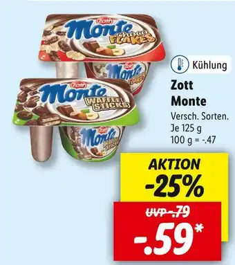 Lidl Zott monte Angebot