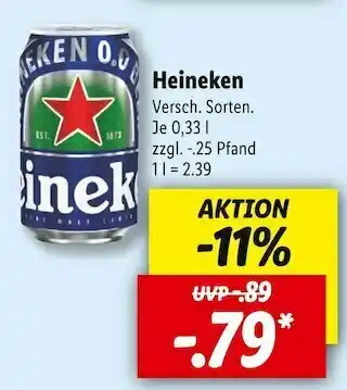 Lidl Heineken Angebot