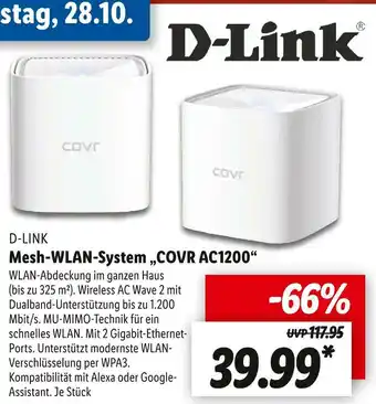 Lidl D-link mesh-wlan-system „covr ac1200“ Angebot