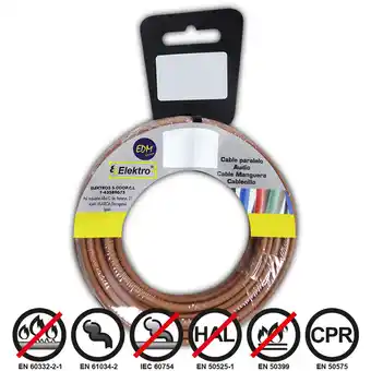 ManoMano E3/28427 Carrete Cablecillo Flexible 1,5Mm Marron 50Mts Libre De Halógenos Angebot