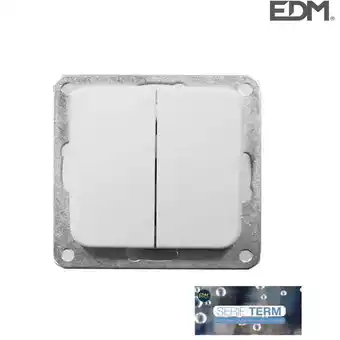 ManoMano EDM - E3/65312 Doble Conmutador Empotrar Serie Term (Bolsa Blister) Angebot