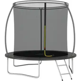 ManoMano Trampolin-Set Rund 244x55 cm 100 kg Angebot