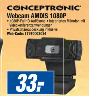 Expert Conceptronic Webcam Amdis 1080P Angebot