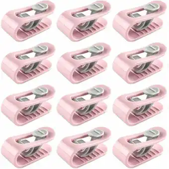 ManoMano 12 Stück Bettbezug-Clips, Bettbezug-Clips, Bettlaken-Clips, rutschfester, nadelfreier Befestigungsclip, Bettwäschezubehör (Ro Angebot