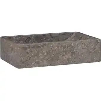 ManoMano Waschbecken Grau 45x30x12 cm Marmor Angebot