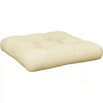 ManoMano Palettensofa-Kissen Creme 50x50x12 cm Angebot