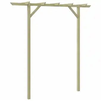 ManoMano Gartenpergola 200x40x205 cm Holz Angebot