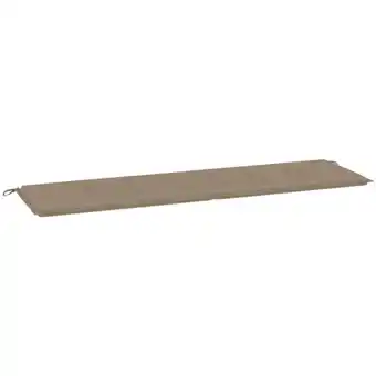 ManoMano Gartenbank-Auflage Taupe 180x50x4 cm Angebot