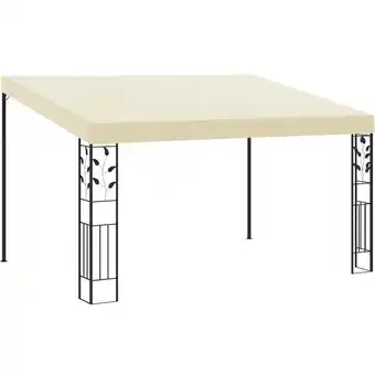 ManoMano Wand-Pavillon 4x3x2,5 m Cremeweiß Angebot