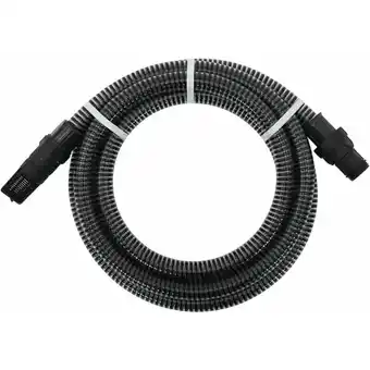 ManoMano Saugschlauch mit PVC-Anschlüssen 10 m 22 mm Schwarz Angebot