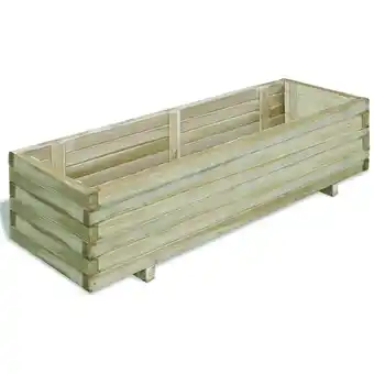 ManoMano Hochbeet 120x40x30 cm Holz Rechteckig Angebot