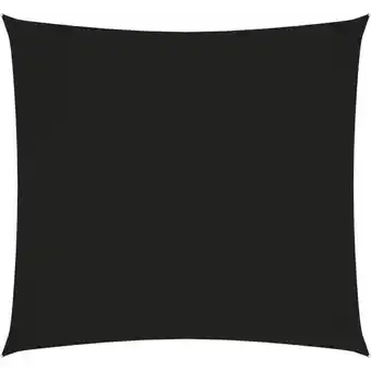 ManoMano Sonnensegel Oxford Gewebe Quadratisch 3,6x3,6 m Schwarz Angebot