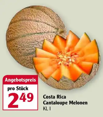 Globus Costa Rica Cantaloupe Melonen Angebot