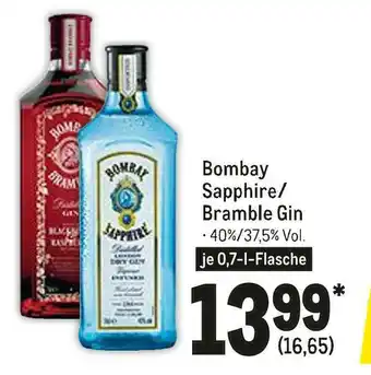 METRO Bombay sapphire oder bramble gin Angebot