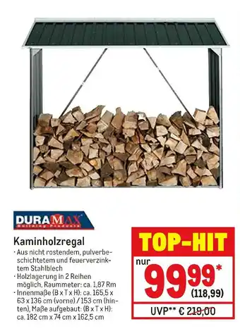 METRO Duramax kaminholzregal Angebot