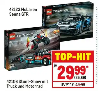 METRO Lego mclaren senna gtr oder stunt-show mit truck und motorrad Angebot