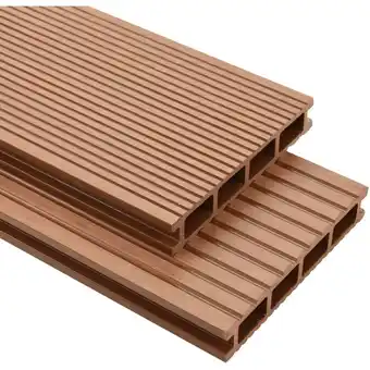 ManoMano WPC Terrassendielen mit Zubehör 10 m² 4 m Braun Angebot