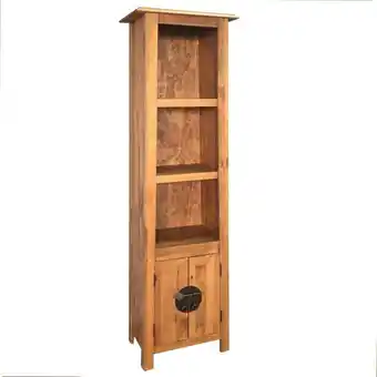 ManoMano Badezimmer-Hochschrank Recyceltes Kiefernholz 48x32x170 cm Angebot