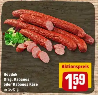 REWE Houdek orig. kabanos oder kabanos käse Angebot