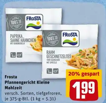 REWE Frosta pfannengericht kleine mahlzeit Angebot