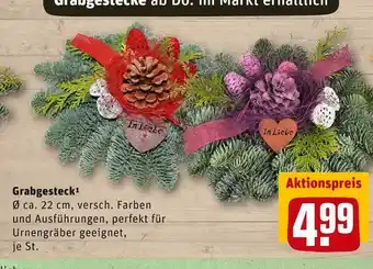 REWE Grabgesteck Angebot