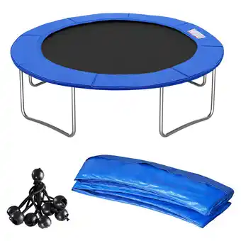 ManoMano Trampolin Randabdeckung.Trampolin-Zubehör.Federabdeckung. Randschutz. Sicherheitsmatte. UV-resistent.Blau.Ø244cm - Hengda Angebot