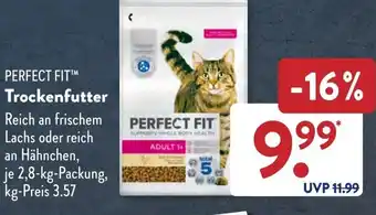 Aldi Süd PERFECT FIT Trockenfutter 2,8 kg Packung Angebot