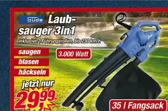 Posten Börse Güde Laubsauger 3in1 Angebot